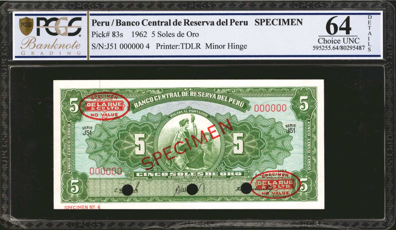 image for: Peru  5 soles de oro(B418b)