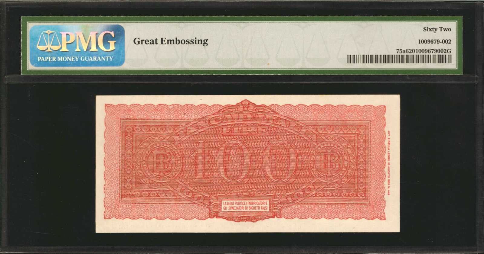 image for: Italy  100 lire (B431a)