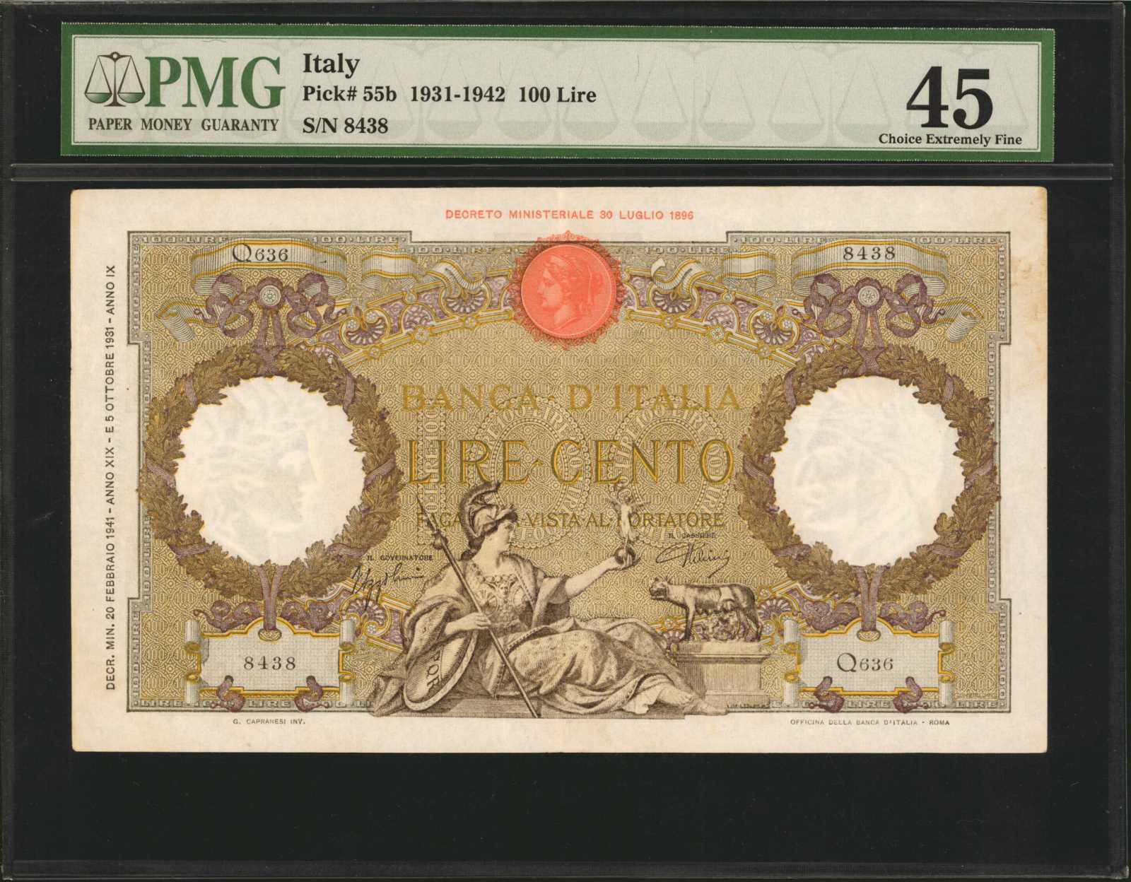 image for: Italy  100 lire (B431a)