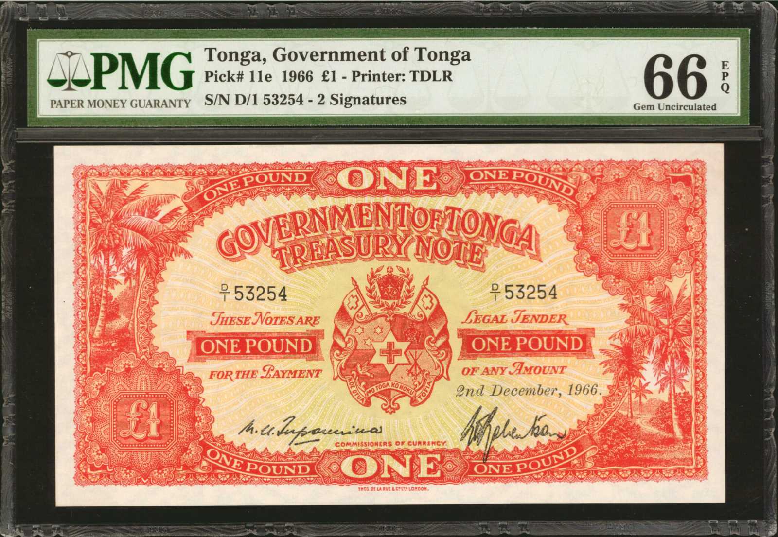 image for: Tonga  1 pound(B111b)