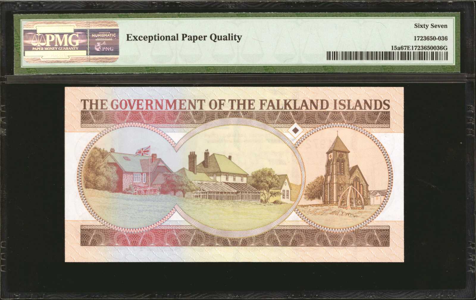 image for: Falkland Islands  5 pounds (B217as)