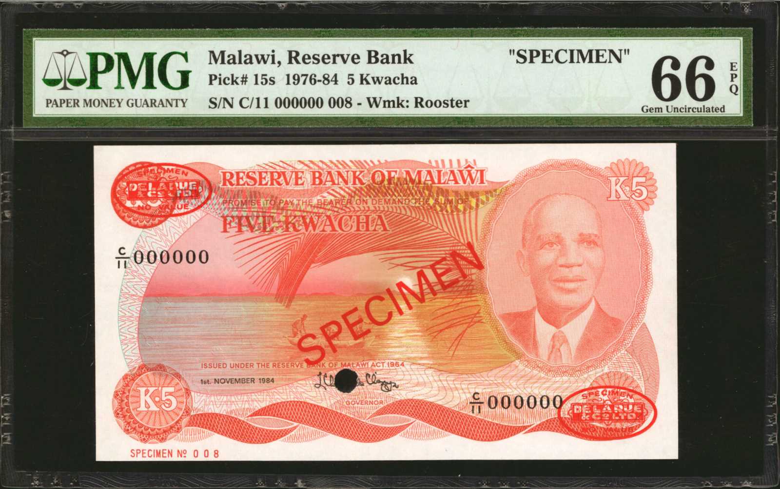 image for: Malawi  5 kwacha (B115e)