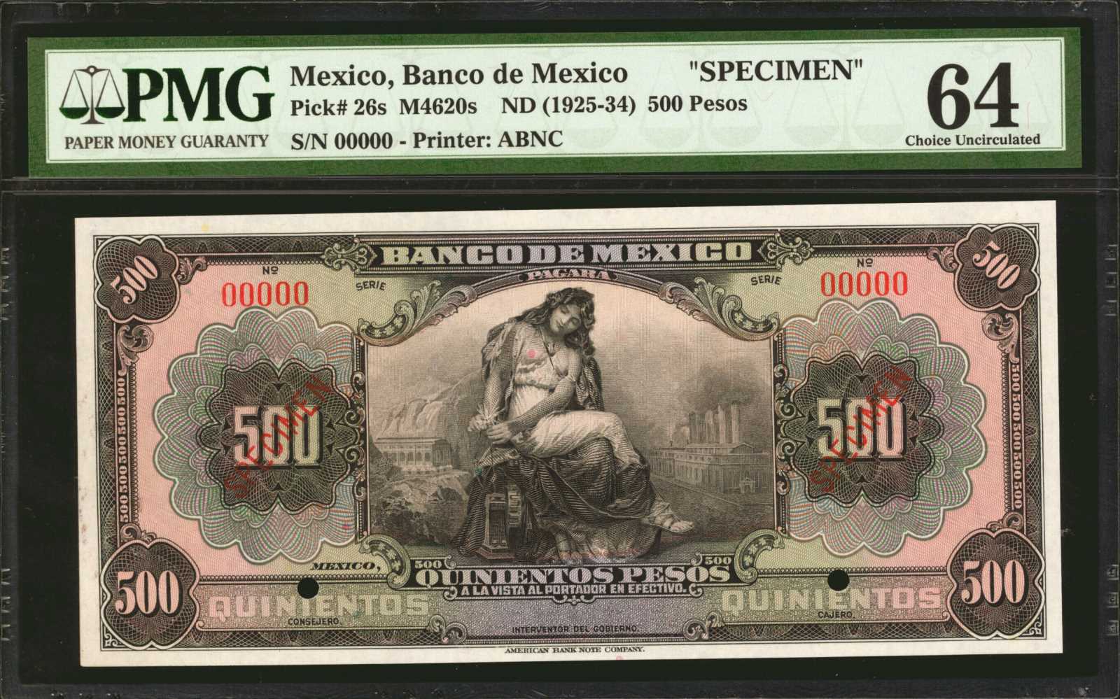 image for: Mexico  500 pesos(B606a)
