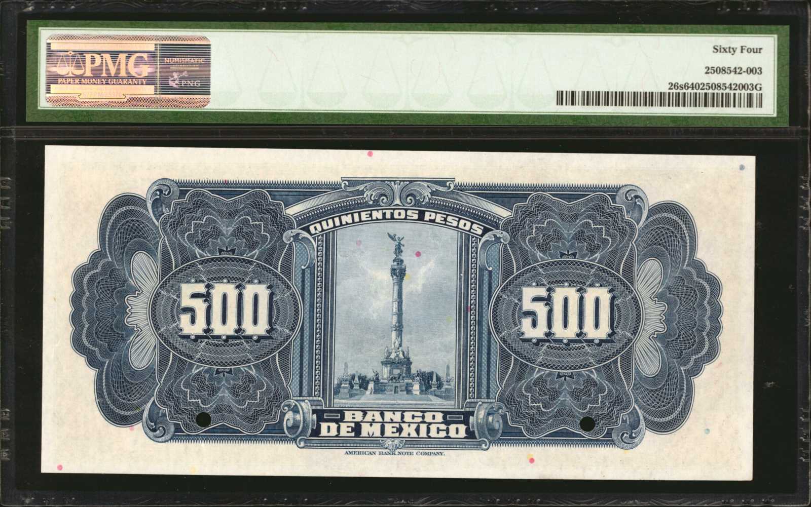 image for: Mexico  500 pesos(B606a)