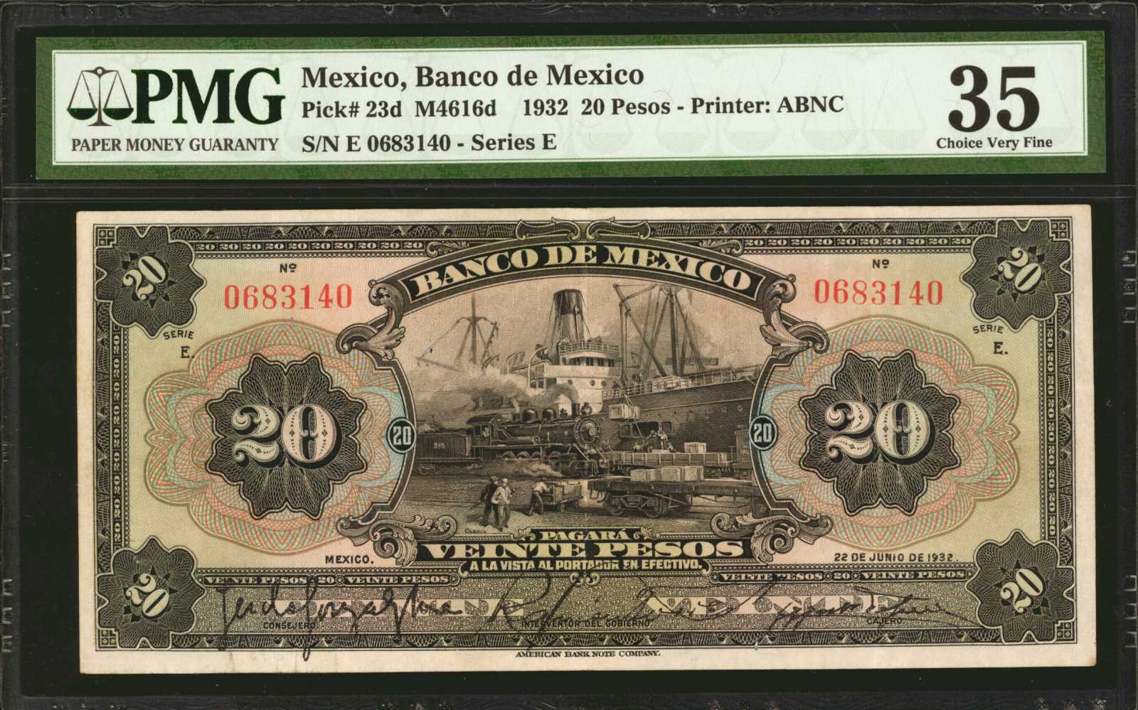 image for: Mexico  20 pesos(B603c)