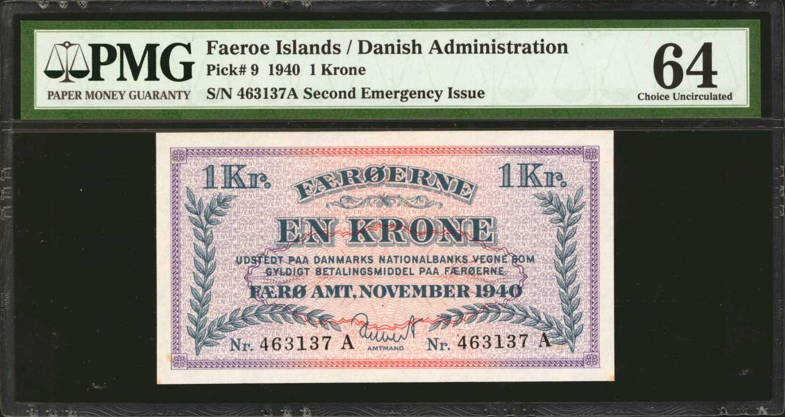image for: Faroe Islands  1 krone(B108as3)