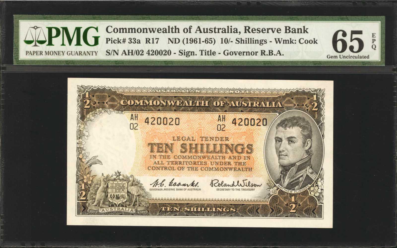 image for: Australia  10 shillings(B201az)