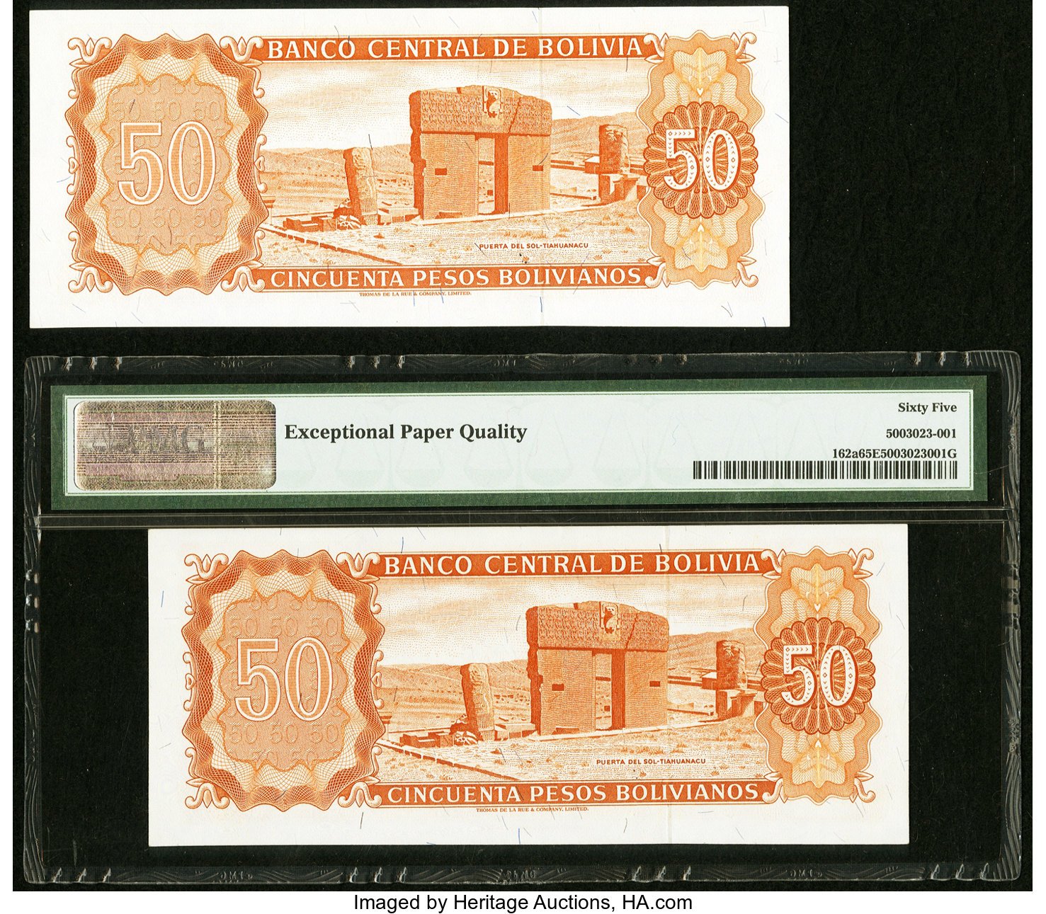 image for: Bolivia  50 pesos bolivianos(B349e)