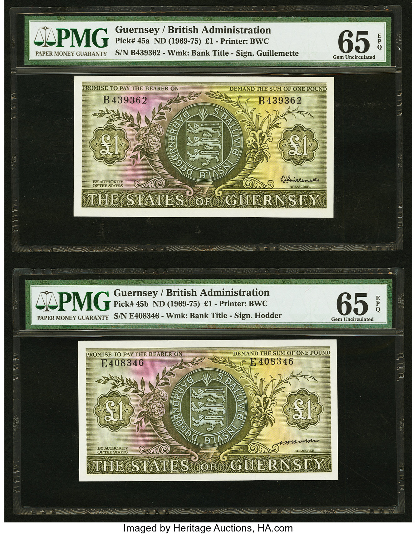 image for: Guernsey  1 pound (B150b)