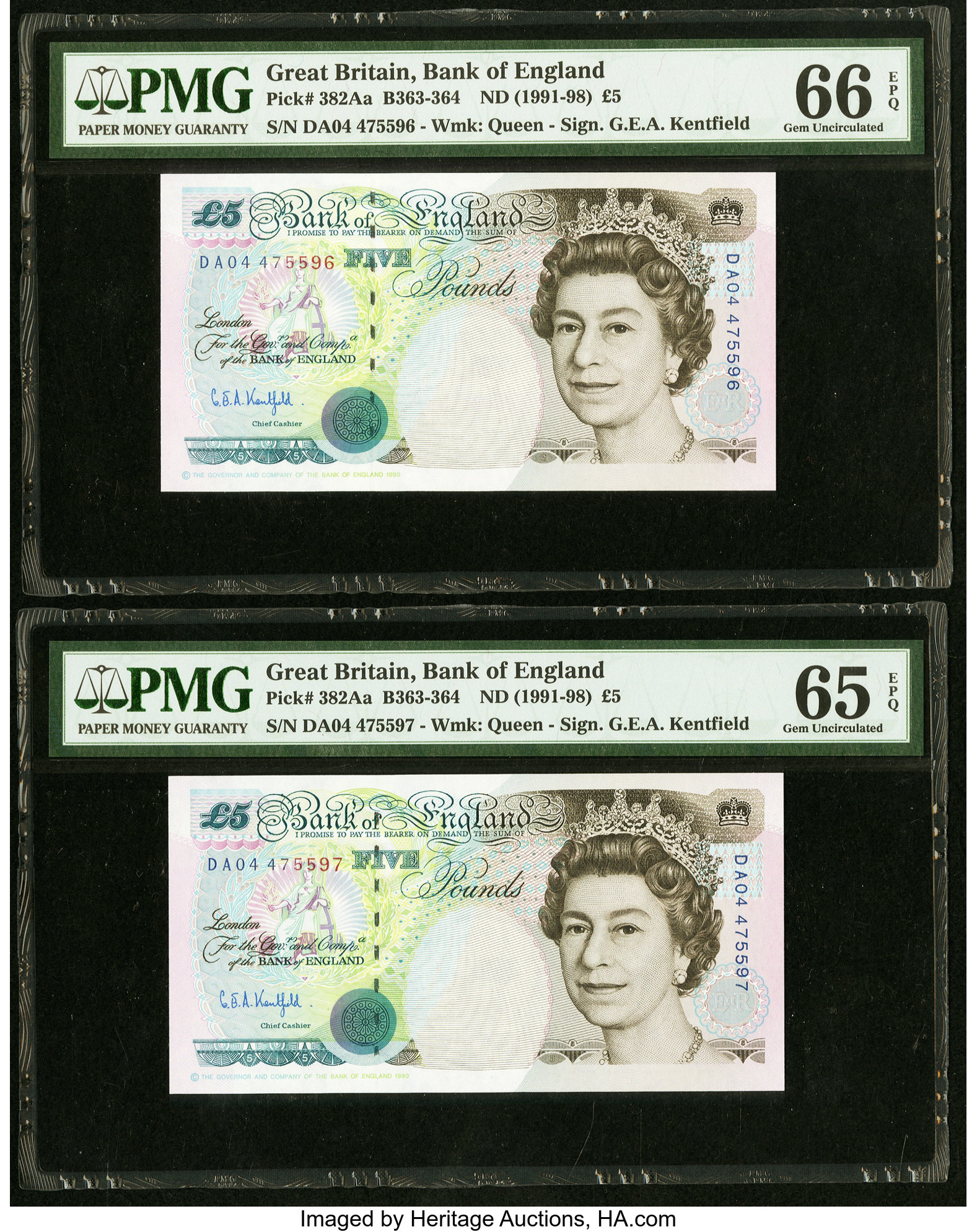 image for: United Kingdom  5 pounds (B192b)