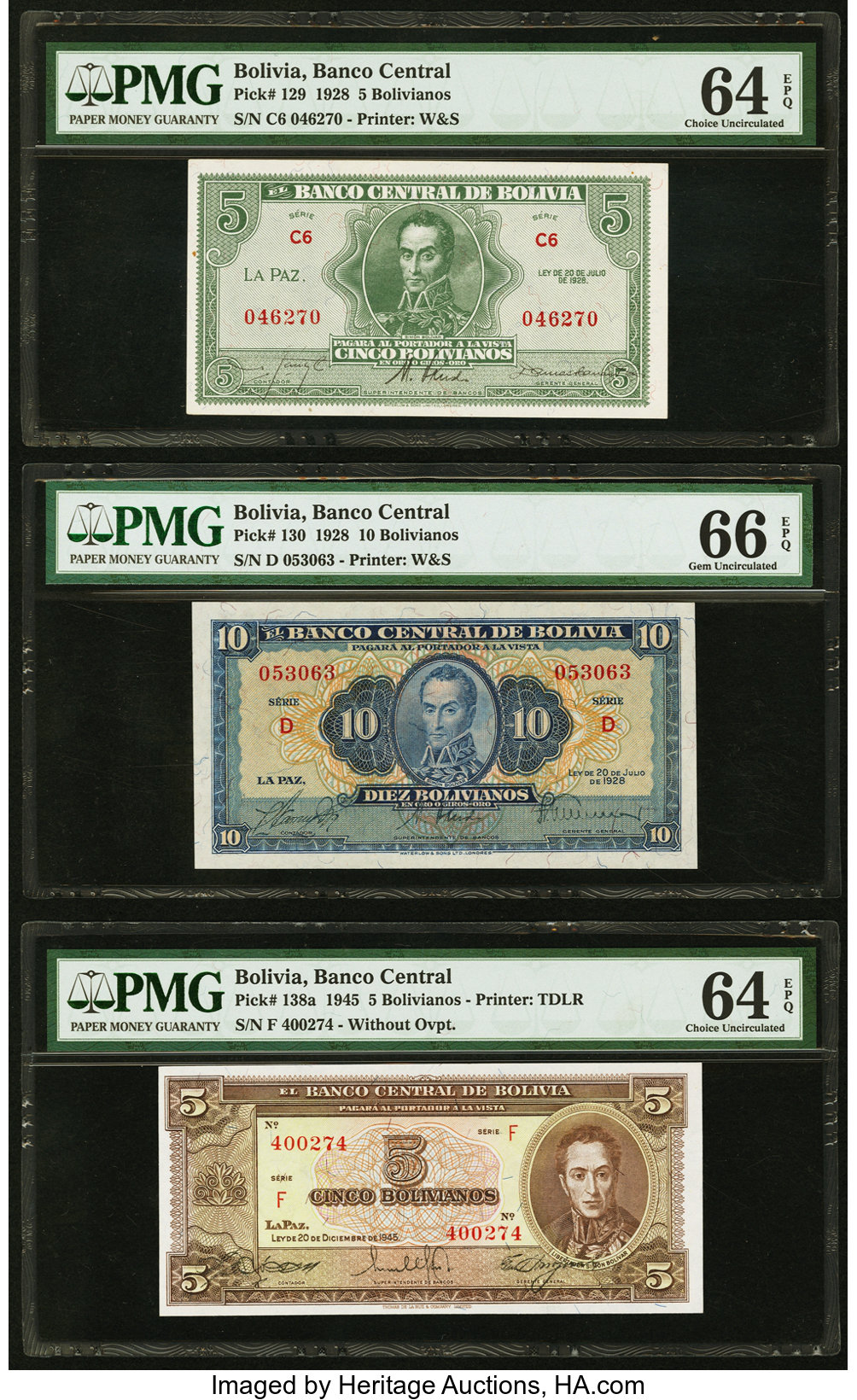 image for: Bolivia  5 bolivianos(B318b)