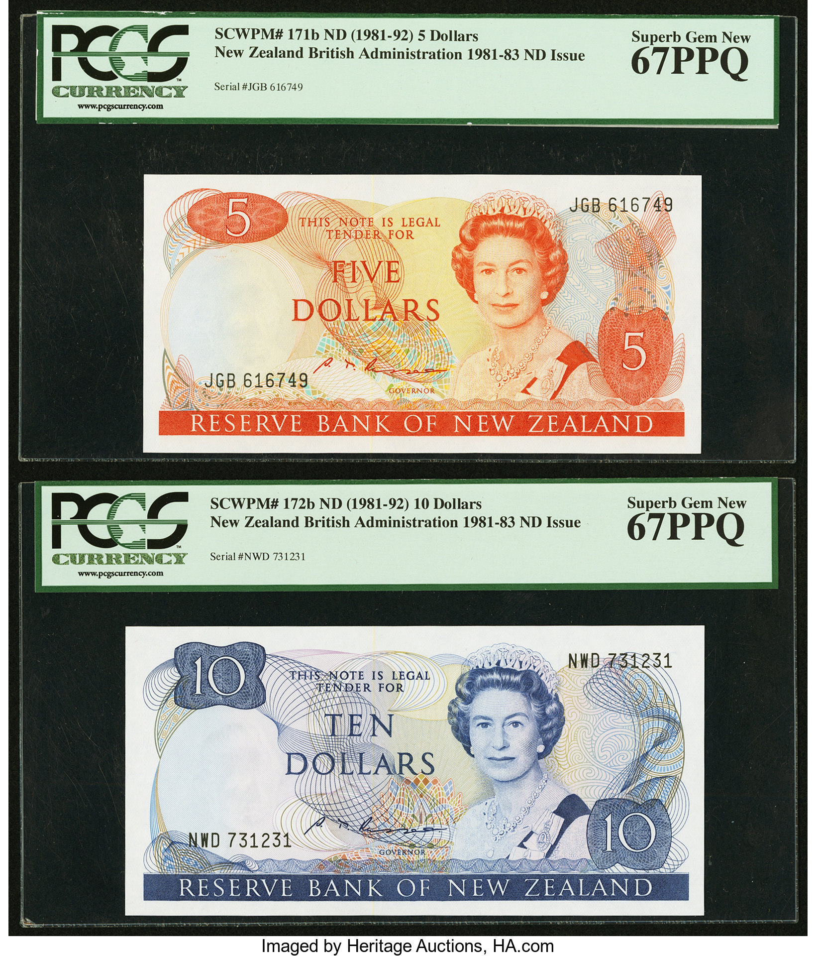 image for: New Zealand  5 dollars (B118bz)