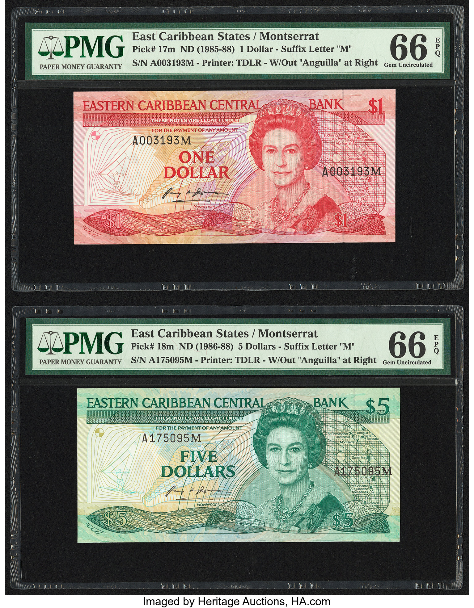 image for: East Caribbean States  1 dollar (B201u)