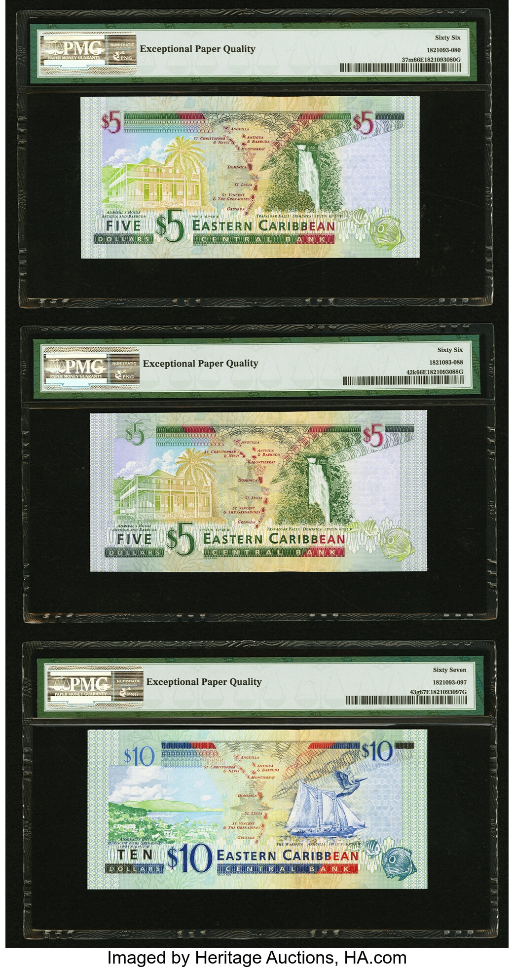 image for: East Caribbean States  5 dollars (B221g)