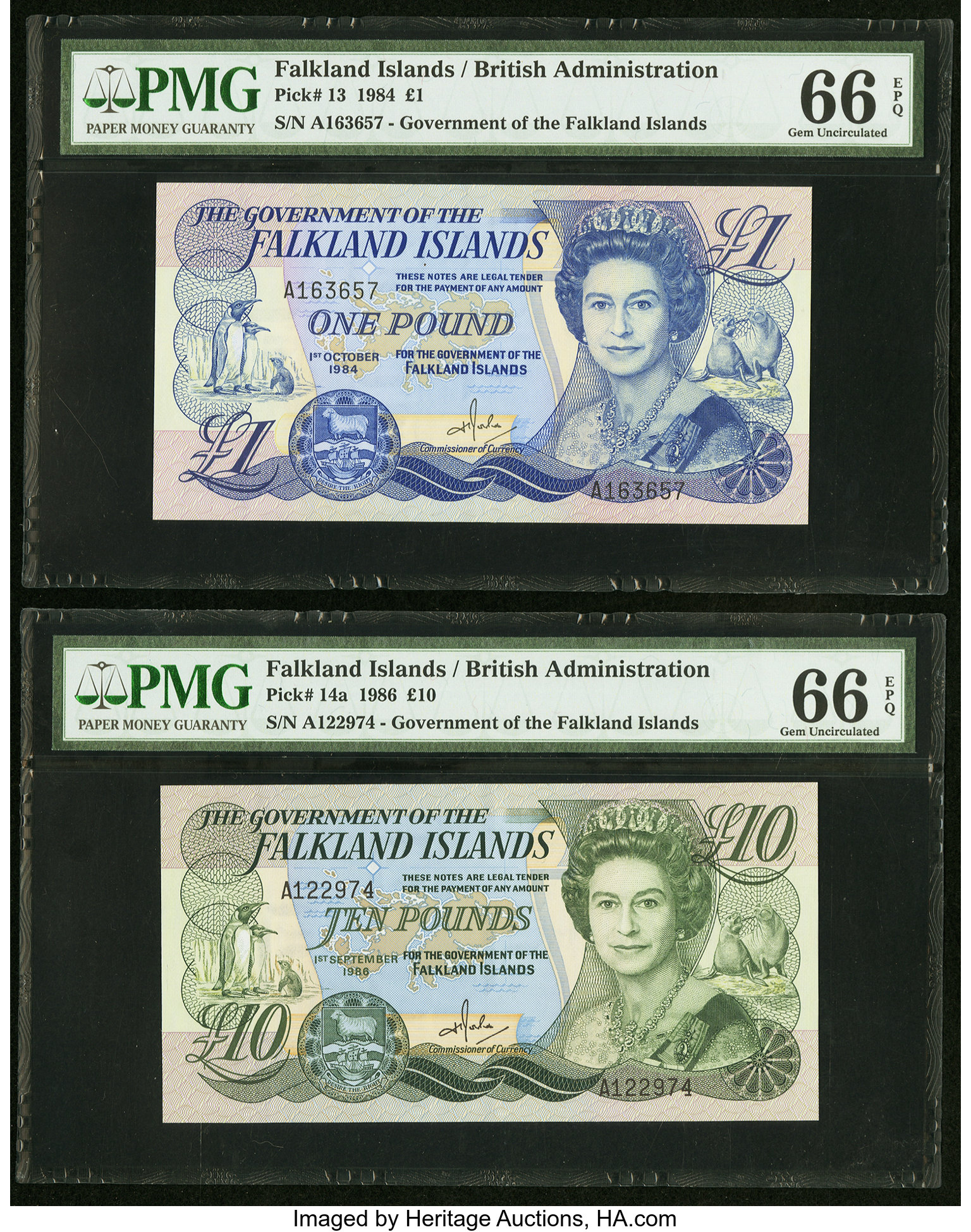image for: Falkland Islands  1 pound (B218a)