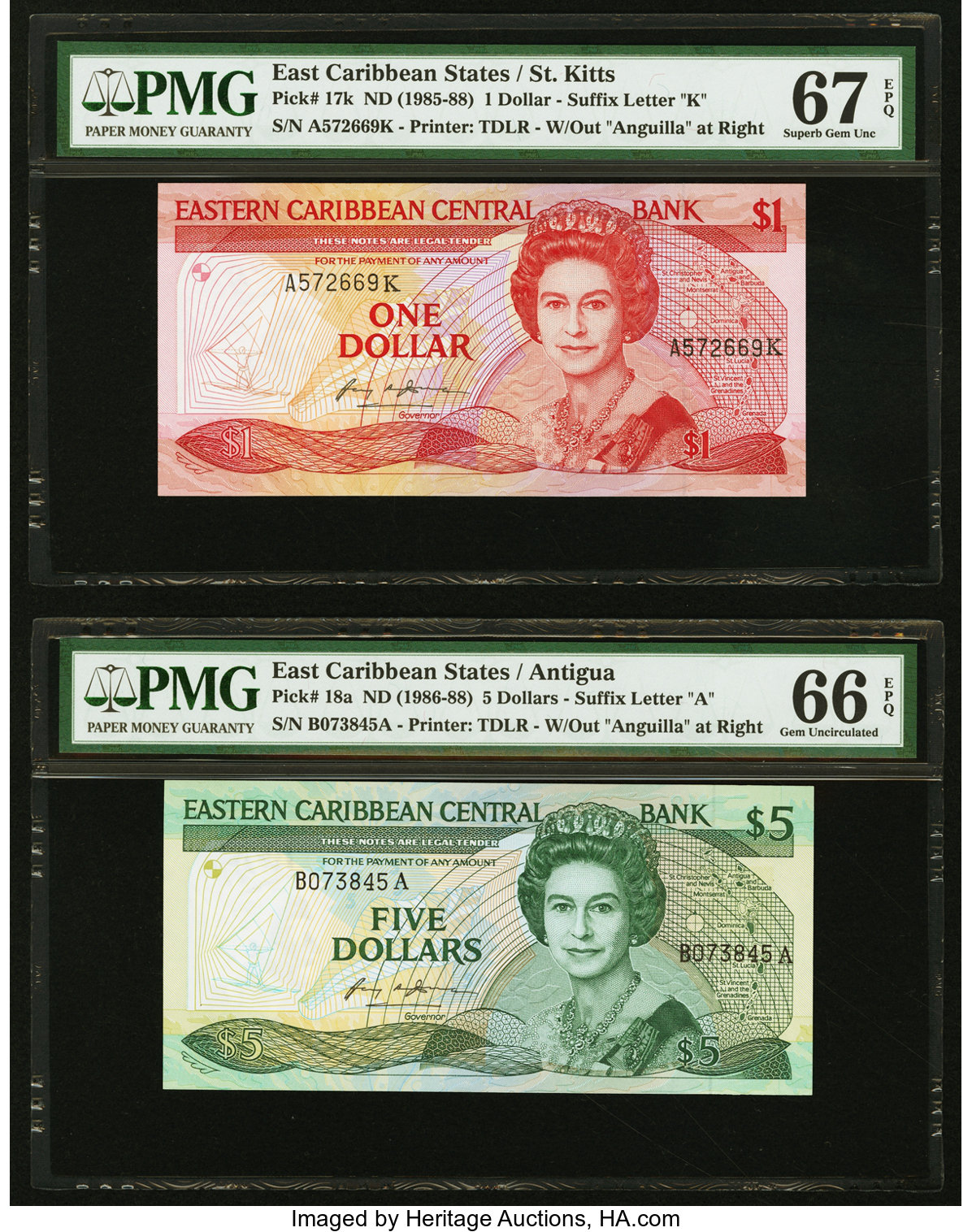 image for: East Caribbean States  1 dollar (B201g)