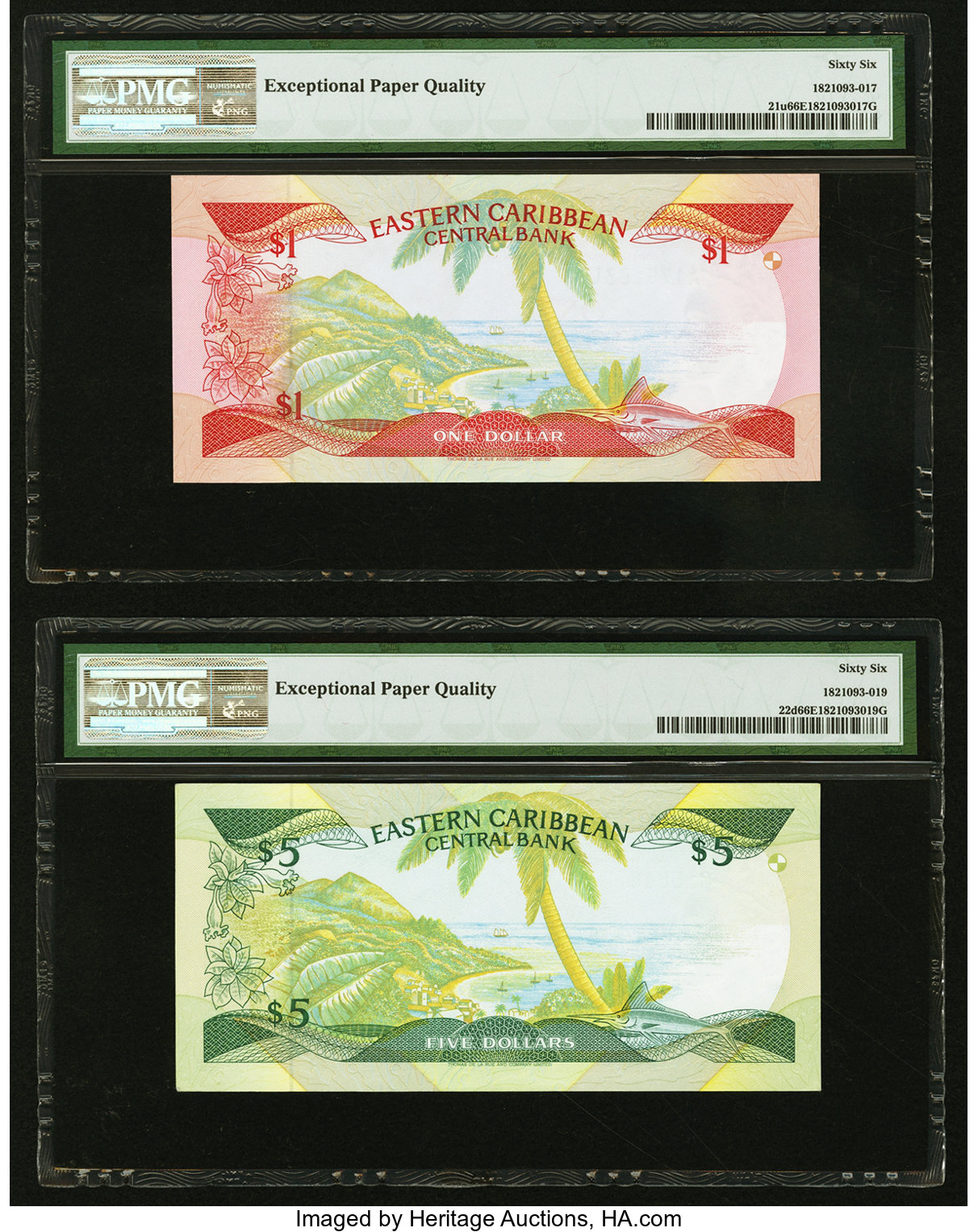 image for: East Caribbean States  1 dollar (B205k1)