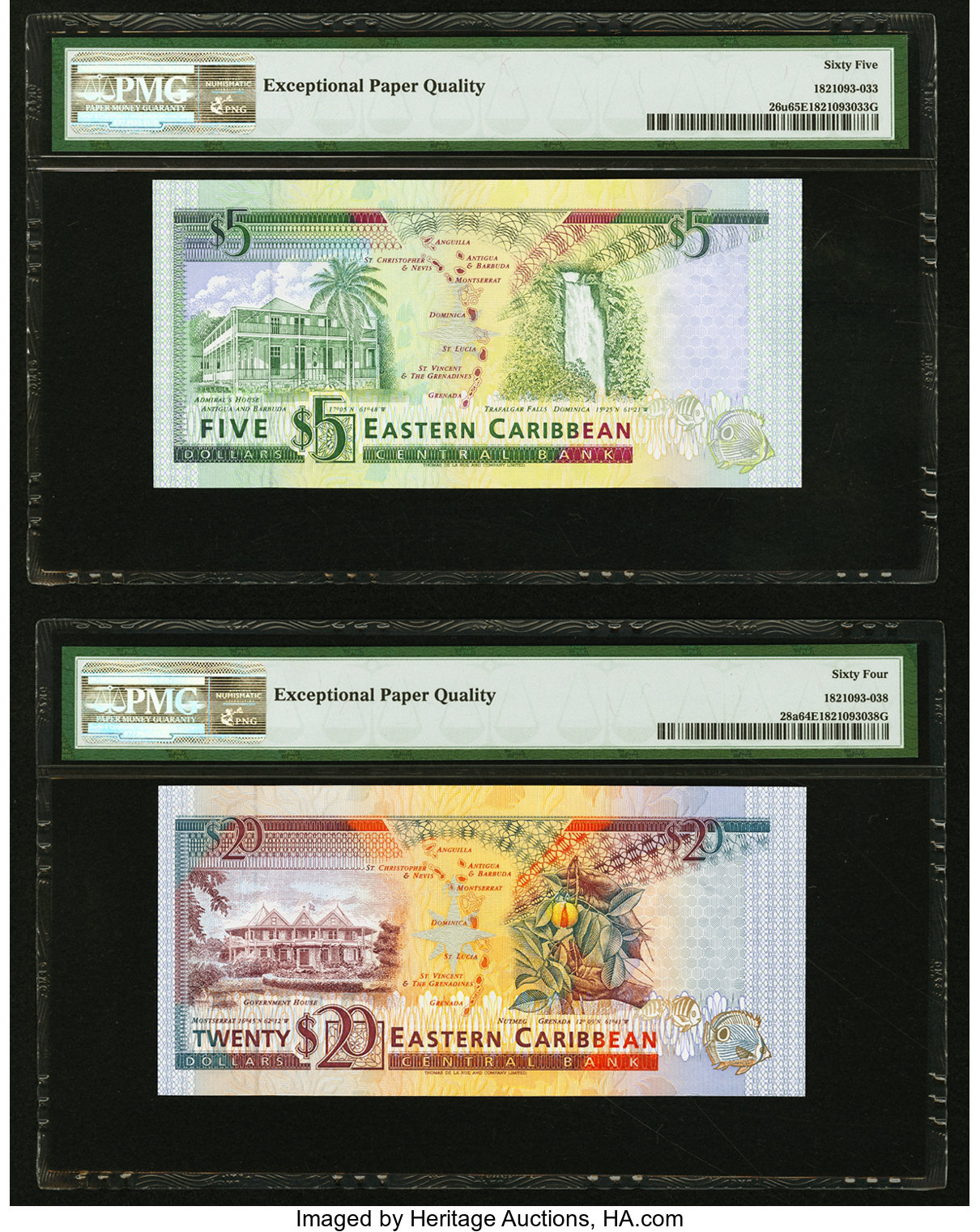 image for: East Caribbean States  5 dollars (B210k)