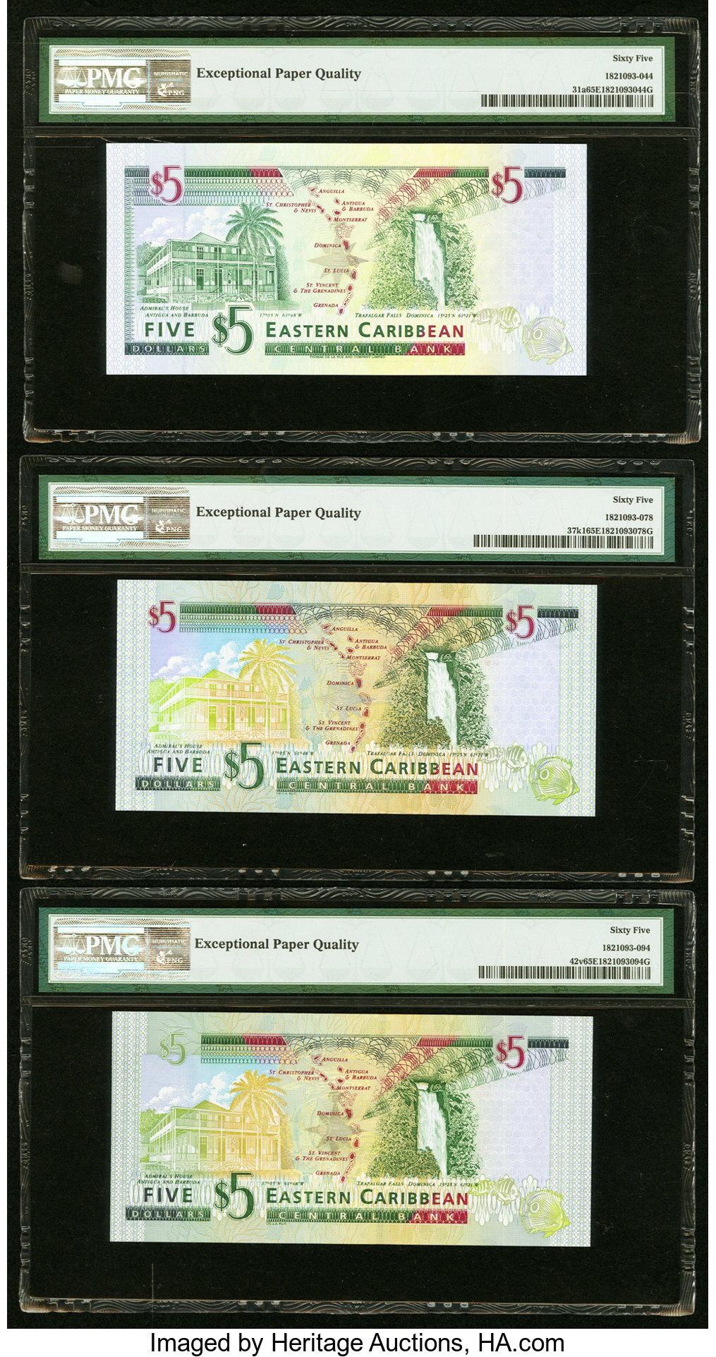 image for: East Caribbean States  5 dollars (B215m)