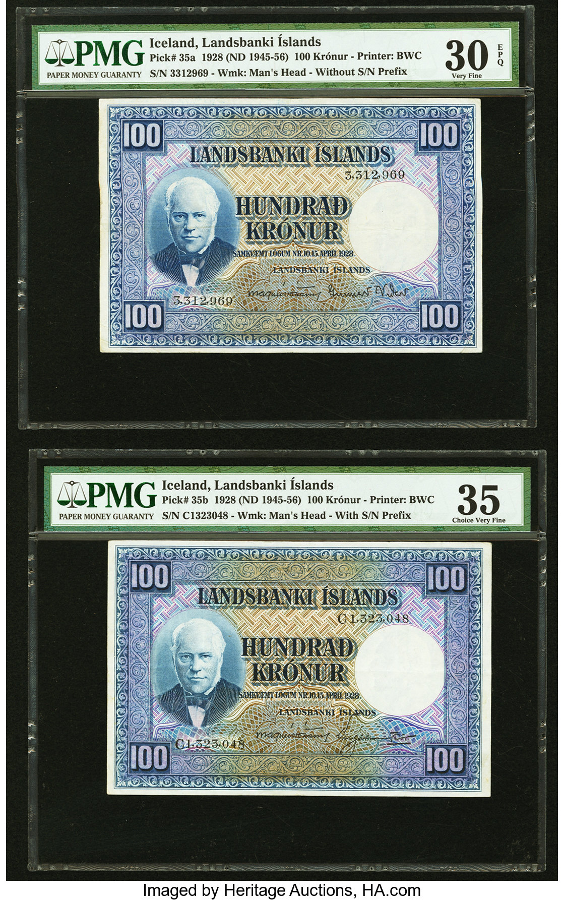 image for: Iceland  100 kr?nur (B613a3s)