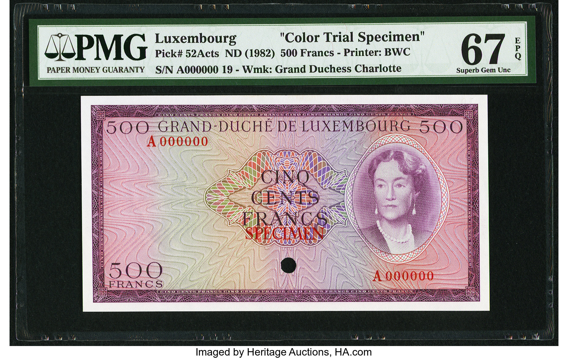 image for: Luxembourg  1,000 francs(B345a)
