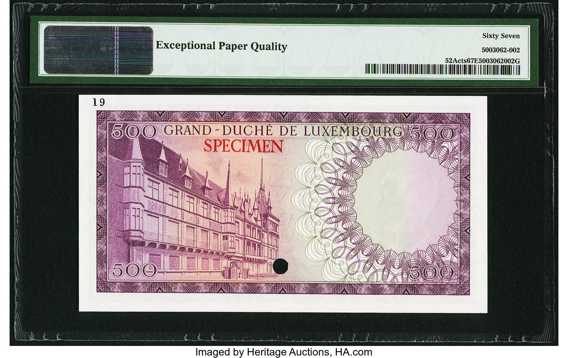 image for: Luxembourg  500 francs(B336ap1)