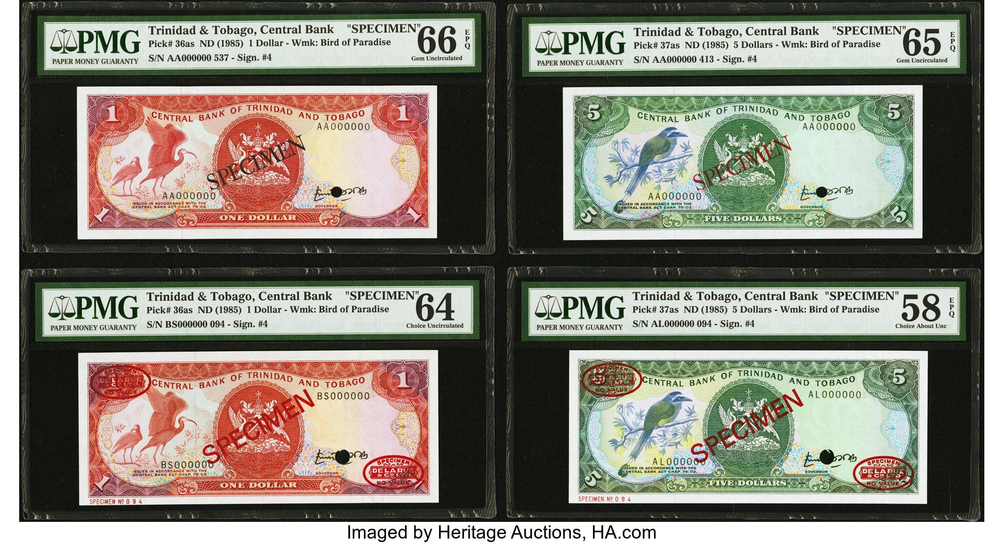 image for: Trinidad and Tobago  10 dollars (B213z)