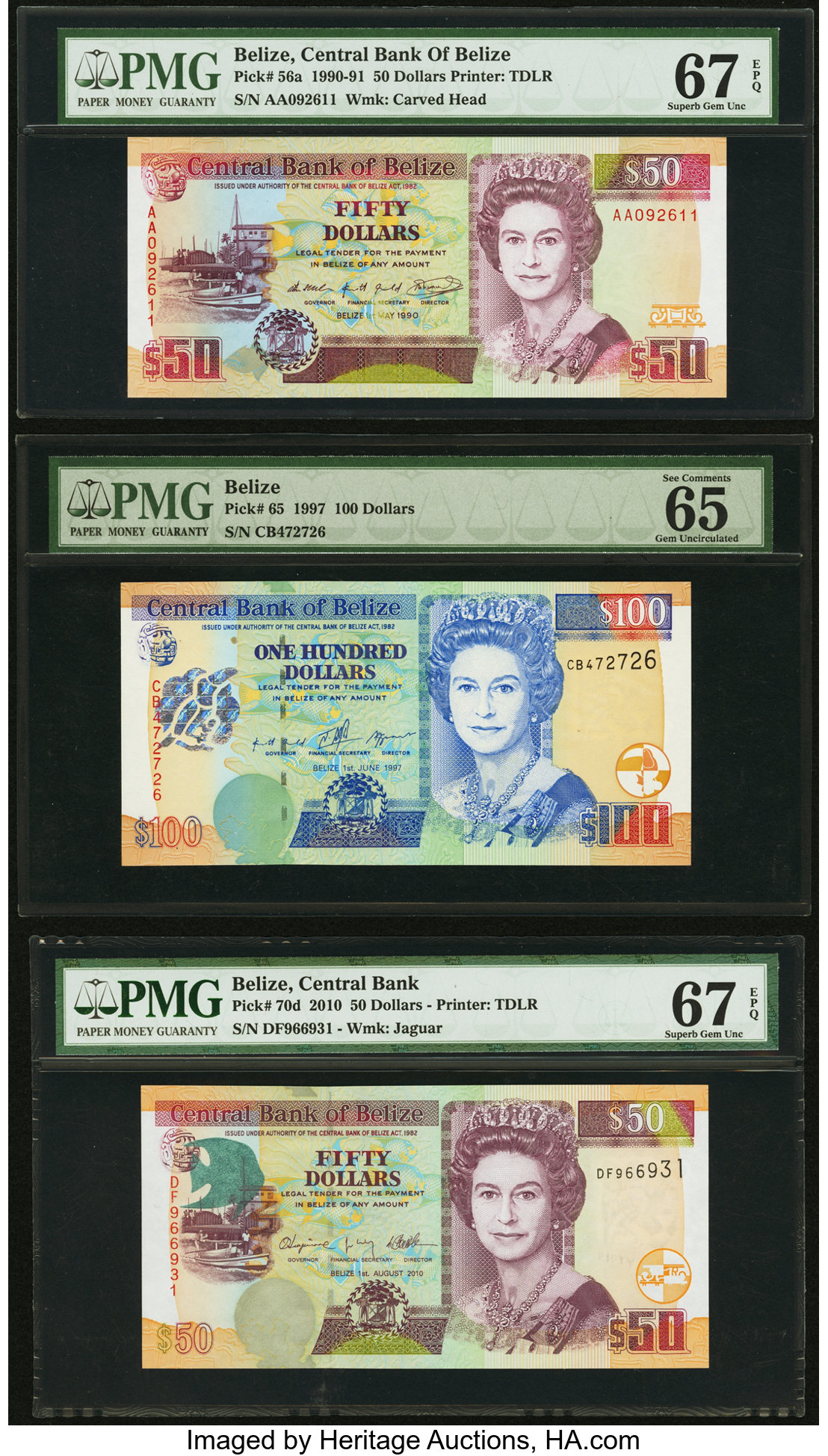 image for: Belize  50 dollars (B314b)