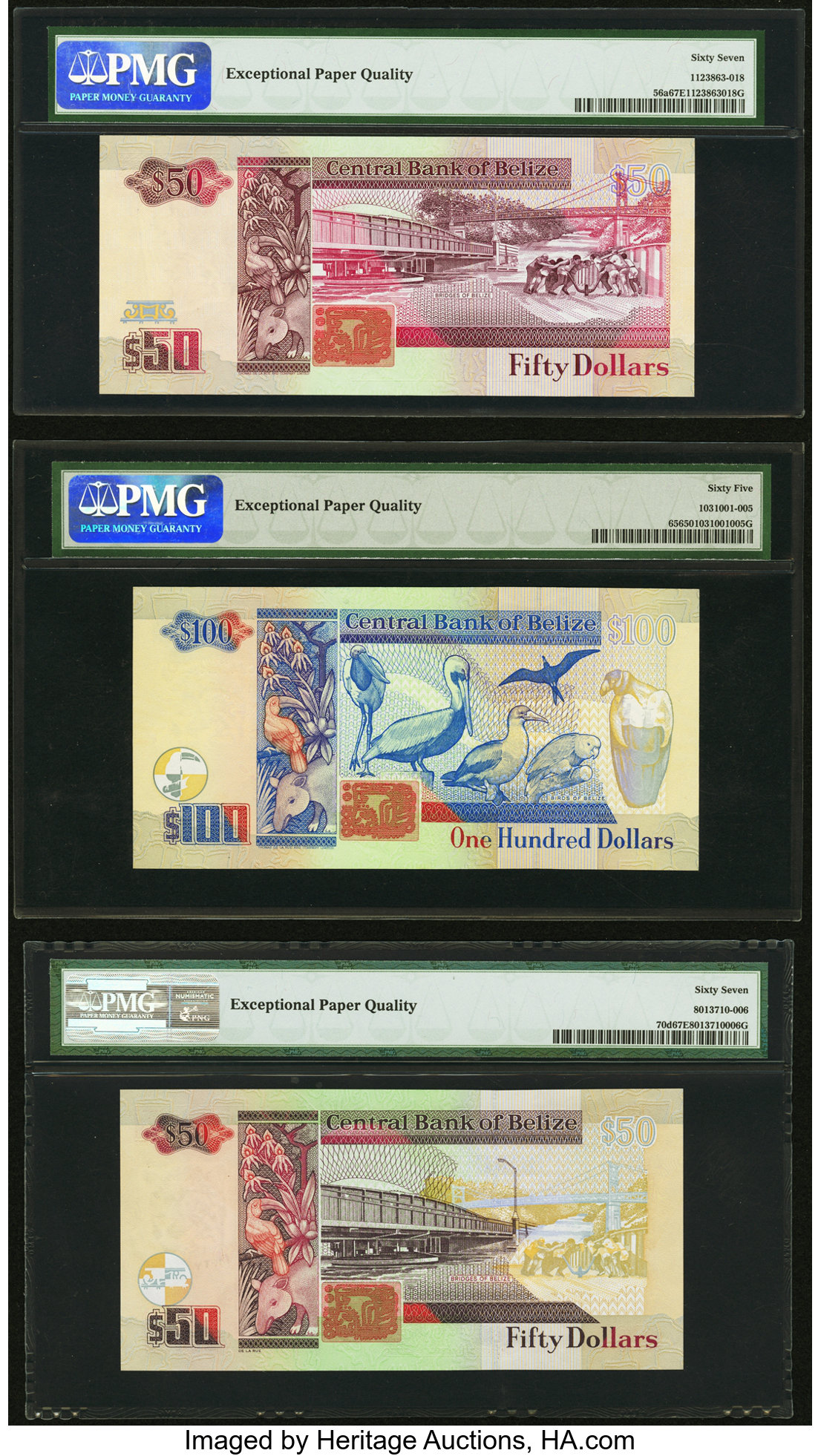 image for: Belize  50 dollars (B314bs)