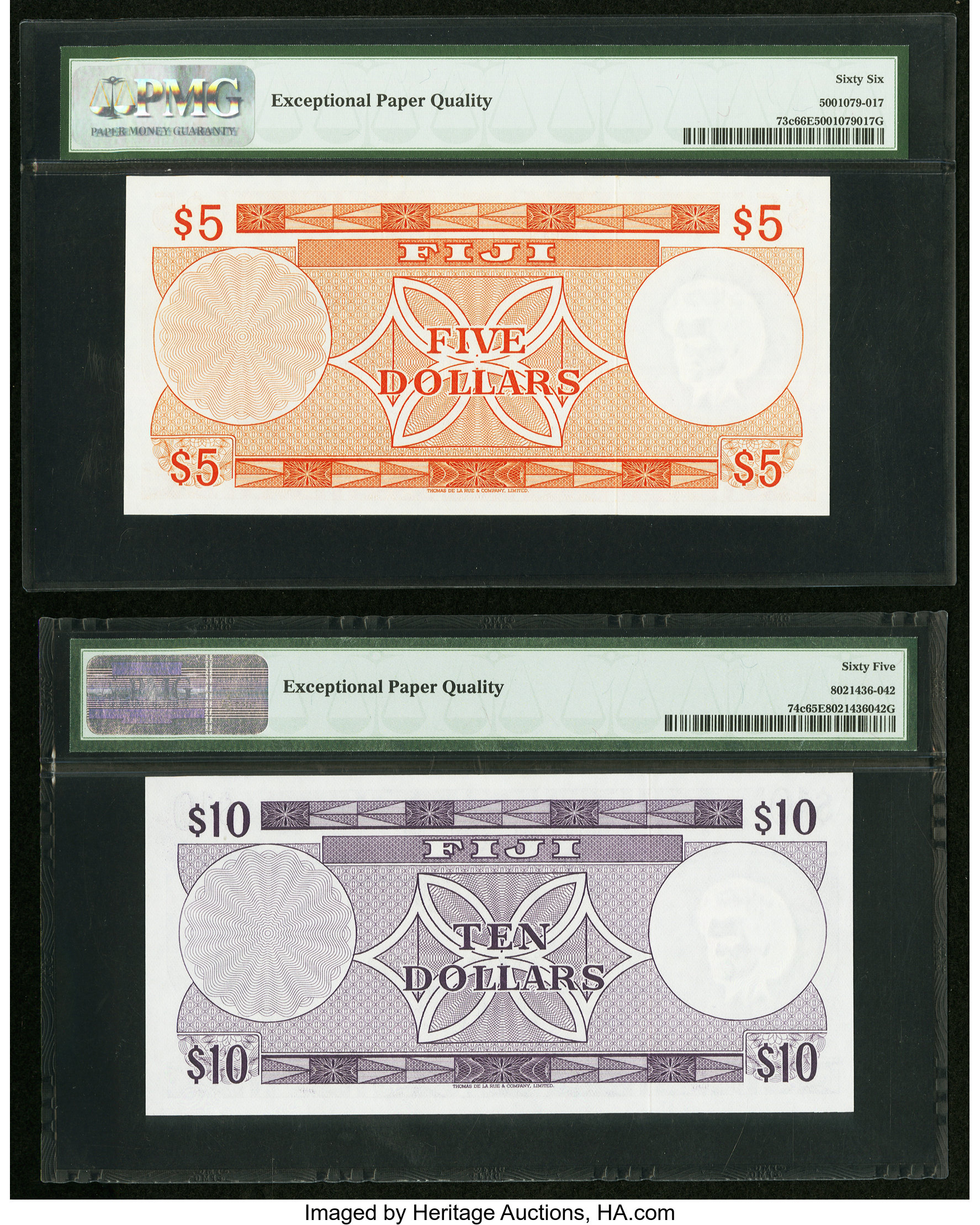 image for: Fiji  5 dollars (B404c)