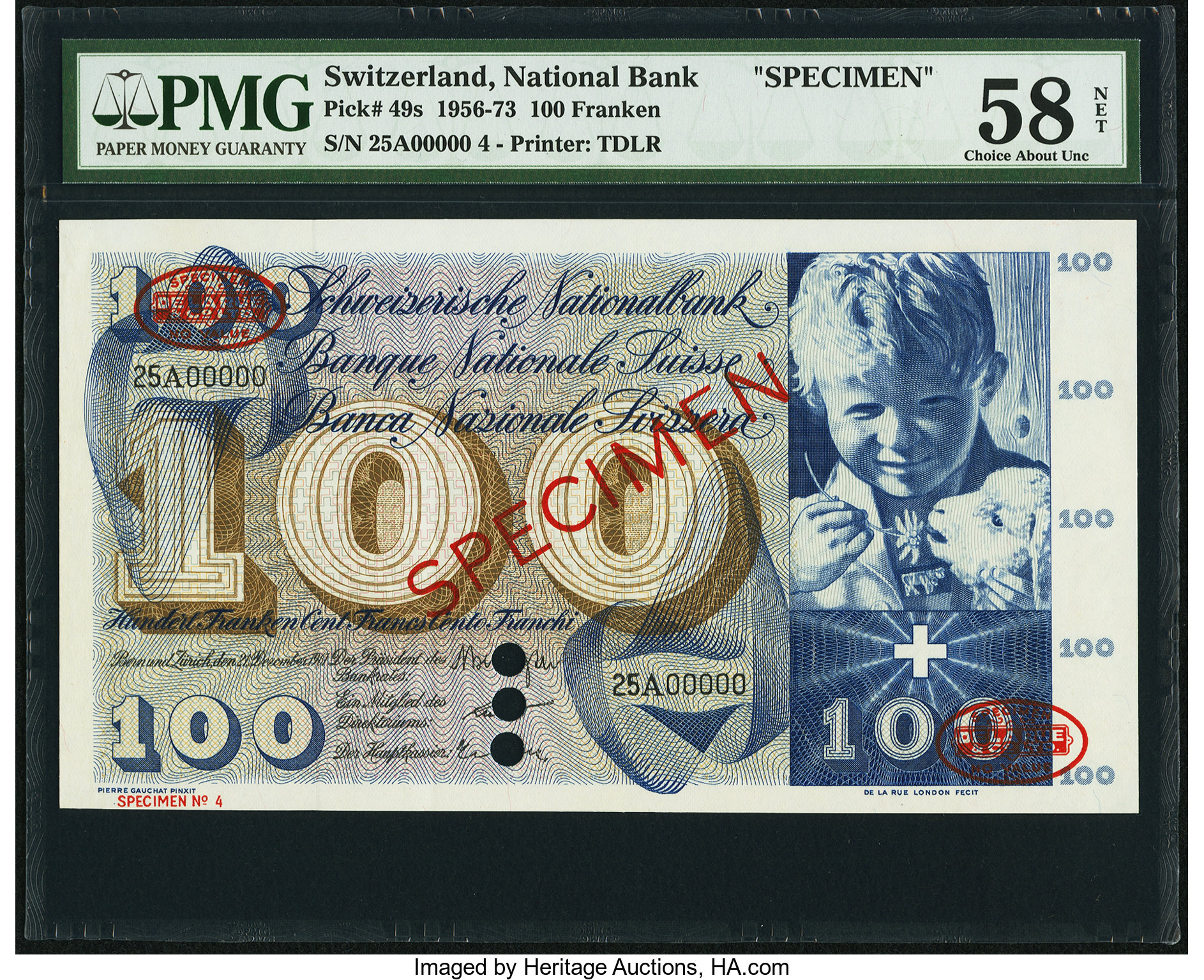 image for: Switzerland  100 francs (B334m)