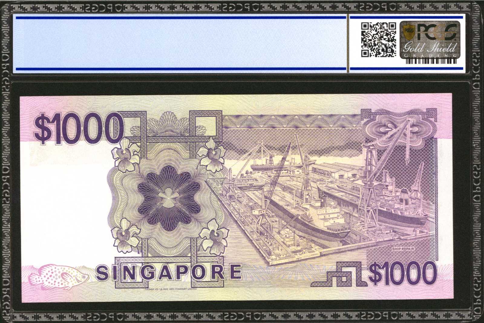 image for: Singapore  1,000 dollars (B126z)