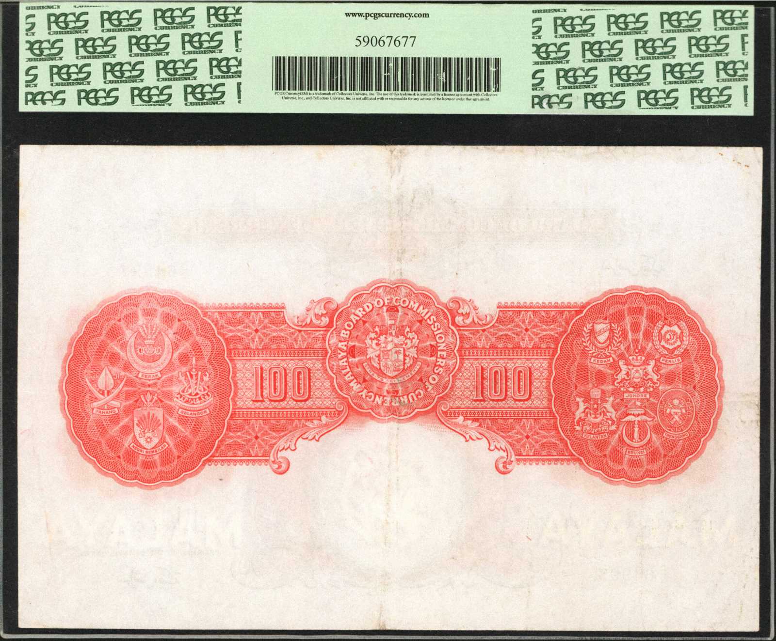 image for: Malaya  100 dollars(B116at)