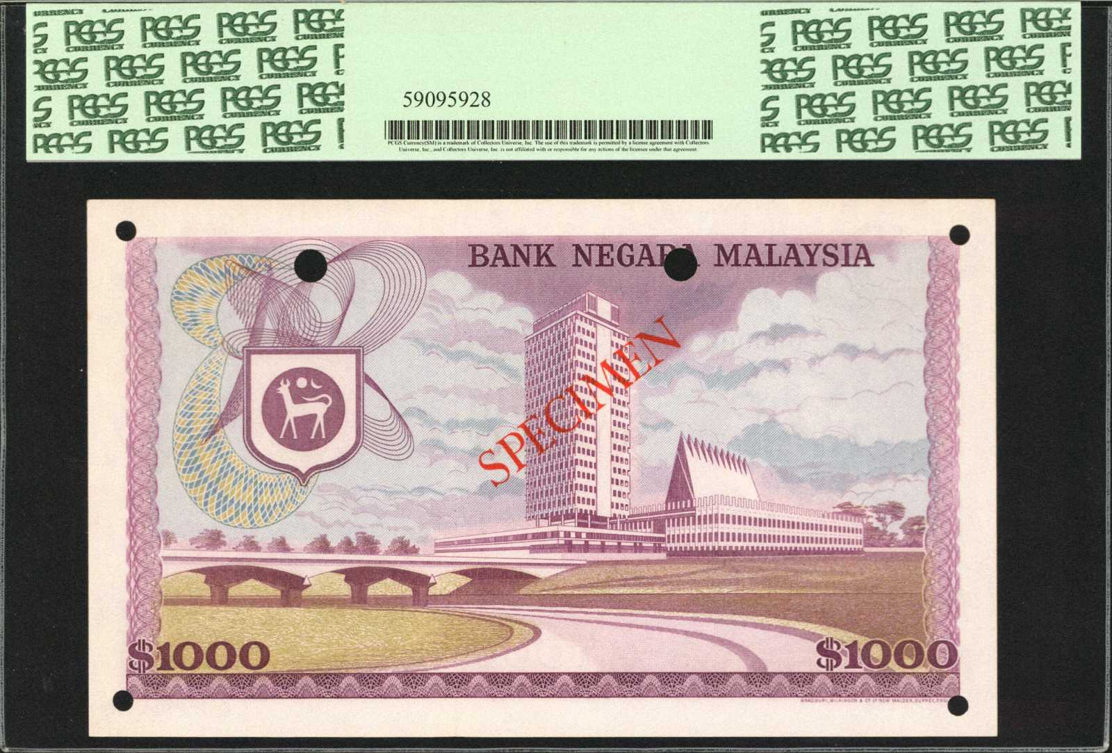 image for: Malaysia  1,000 ringgit (B106as)