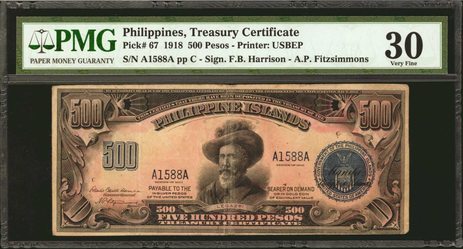 image for: Philippines  500 pesos (B524ap)