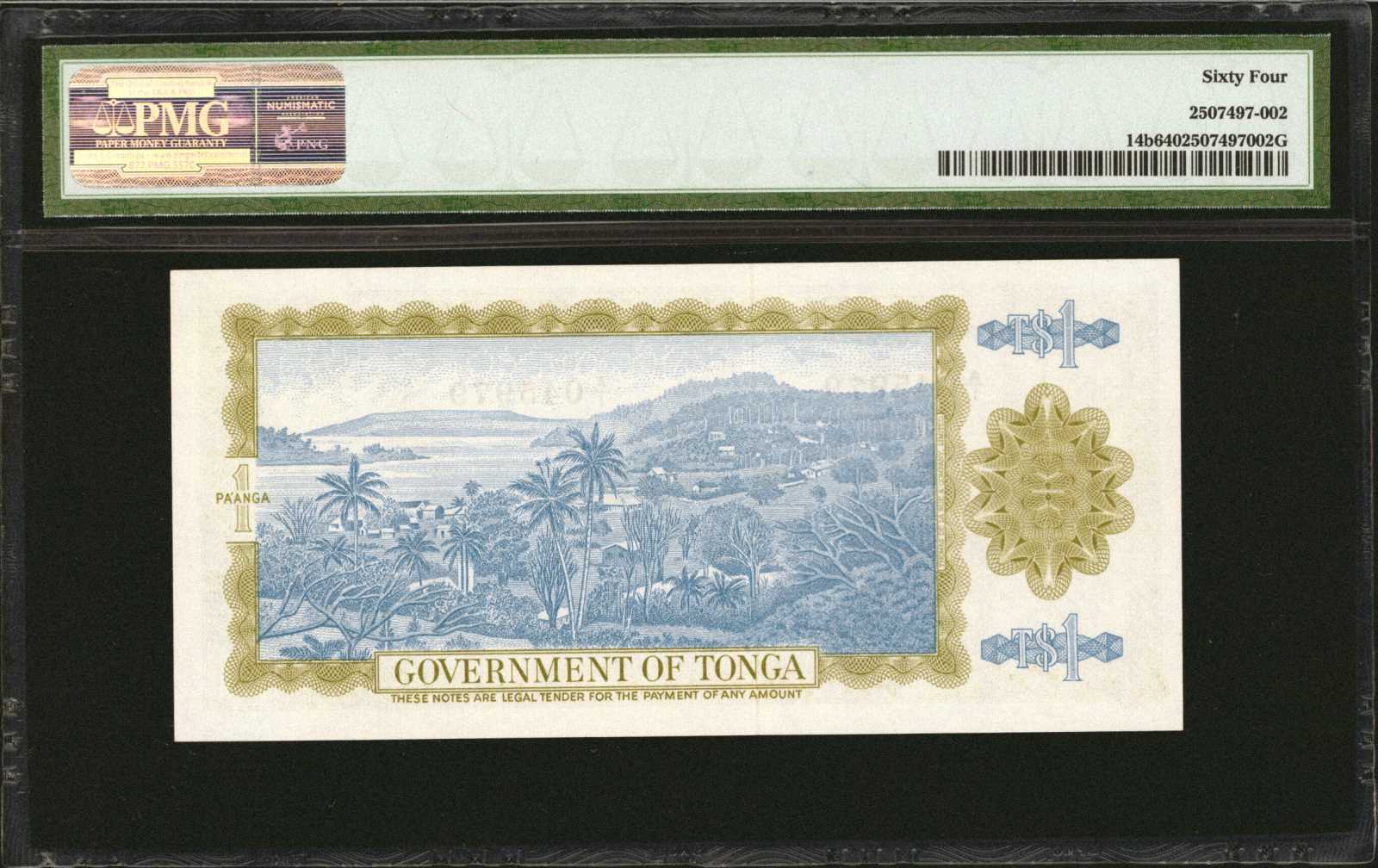 image for: Tonga  5 pa?anga(B116a)