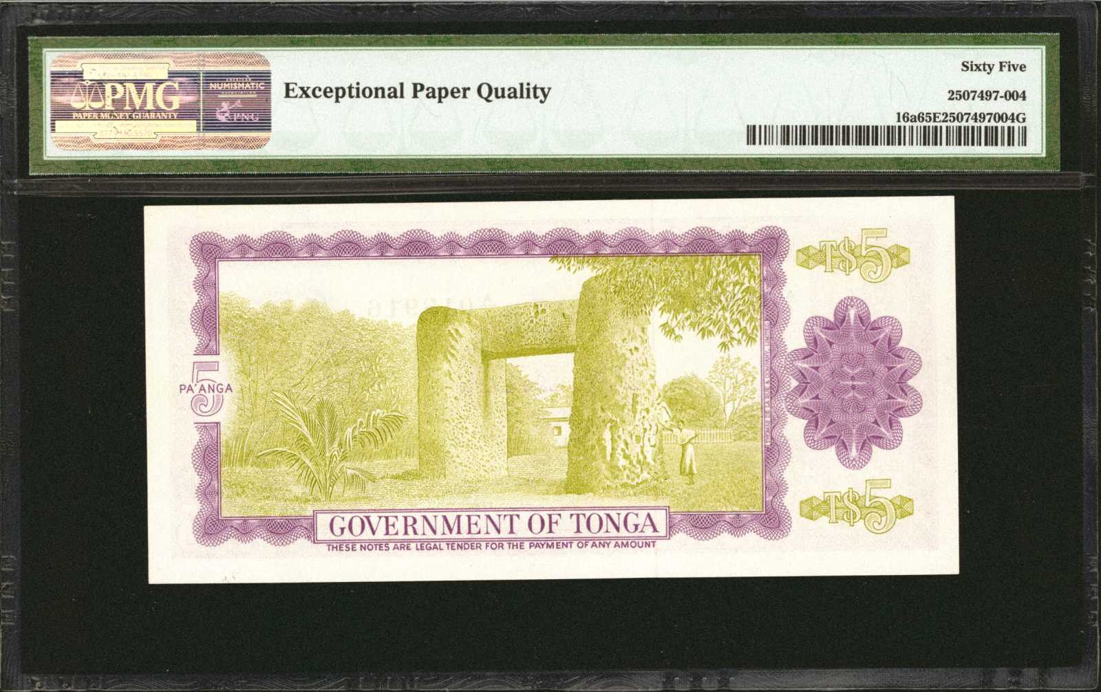 image for: Tonga  1/2 pa?anga(B113b)