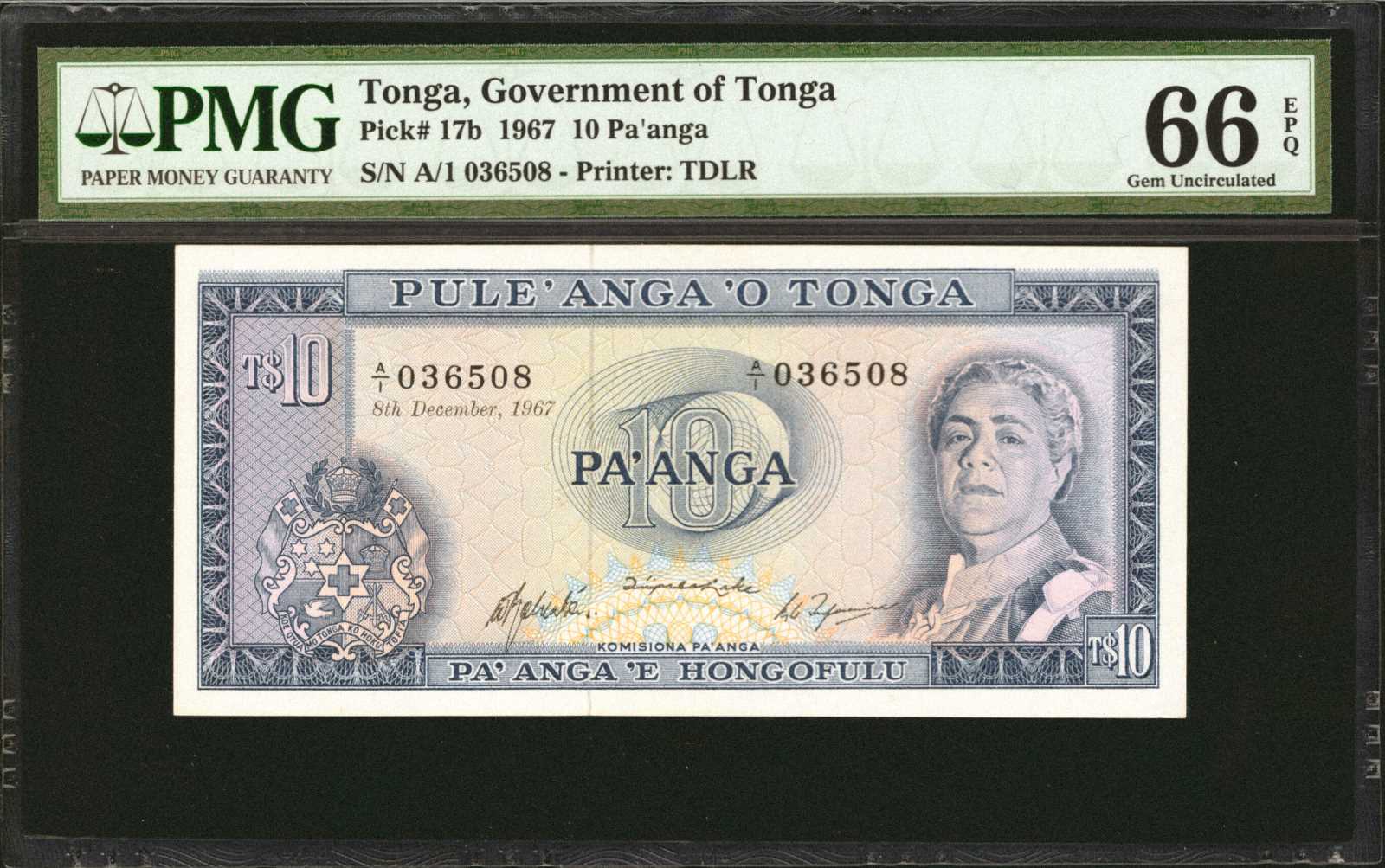 image for: Tonga  2 pa?anga(B115a)