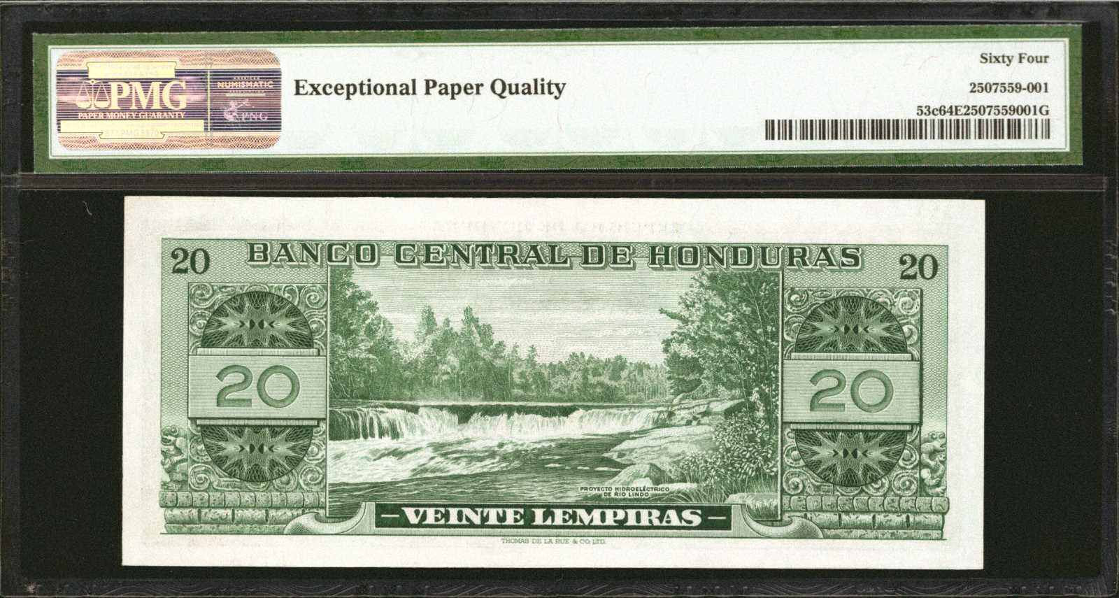 image for: Honduras  20 lempiras (B309d)