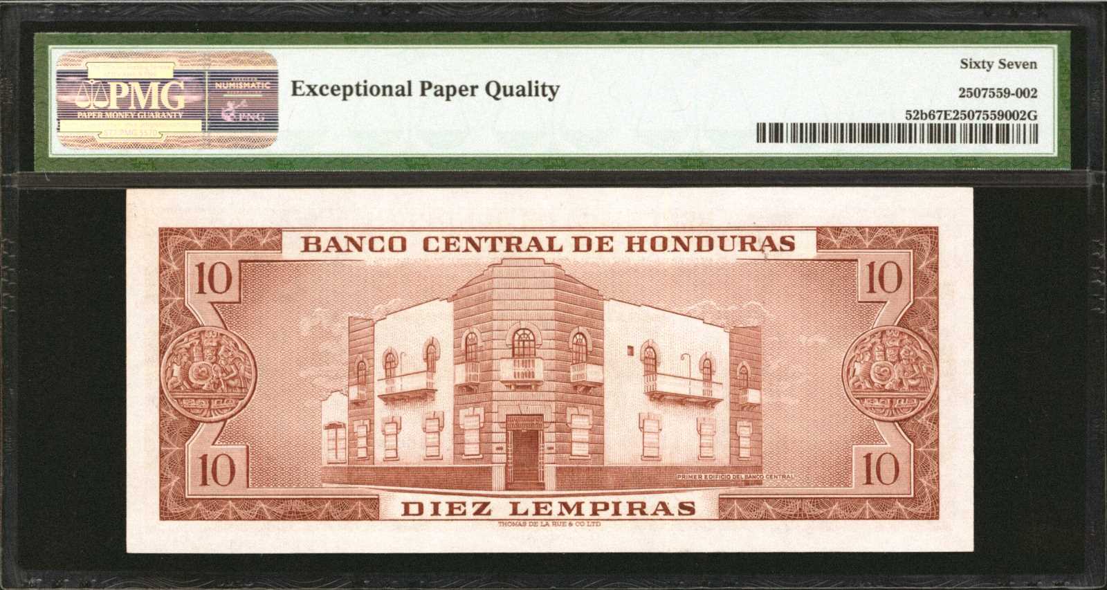 image for: Honduras  10 lempiras (B308m)