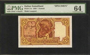 image for: Italian Somaliland 1 somalo(B301a)