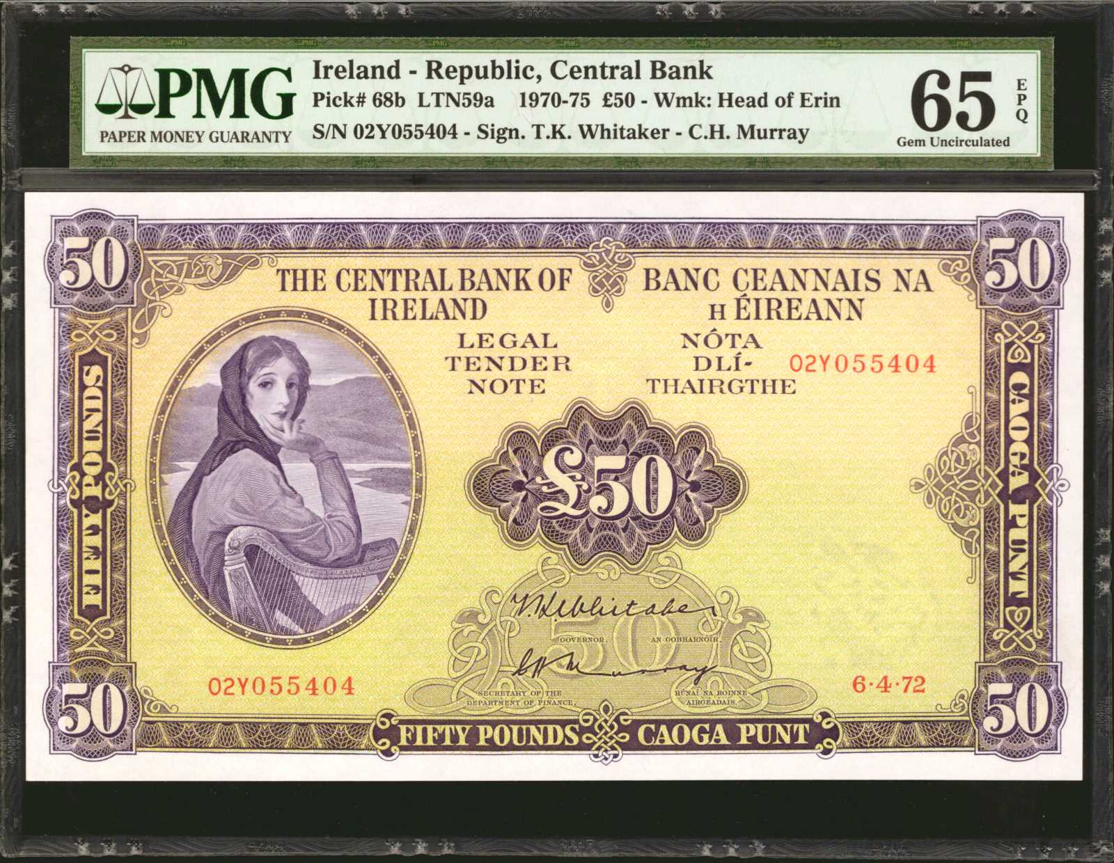 image for: Ireland, Republic of  50 pounds (B213a)
