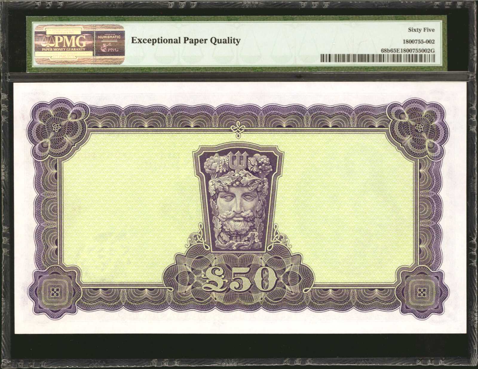image for: Ireland, Republic of  50 pounds (B213a)