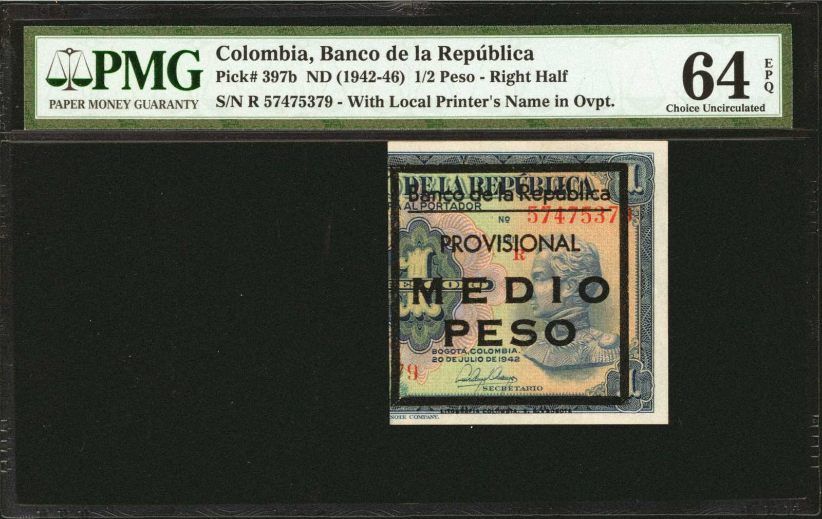 image for: Colombia  medio (B937f)