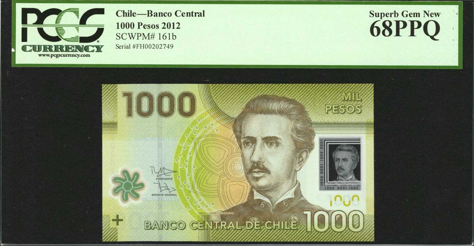 image for: Chile  2,000 pesos (B297d)
