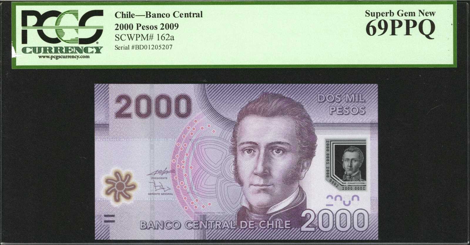 image for: Chile  2,000 pesos (B297e)