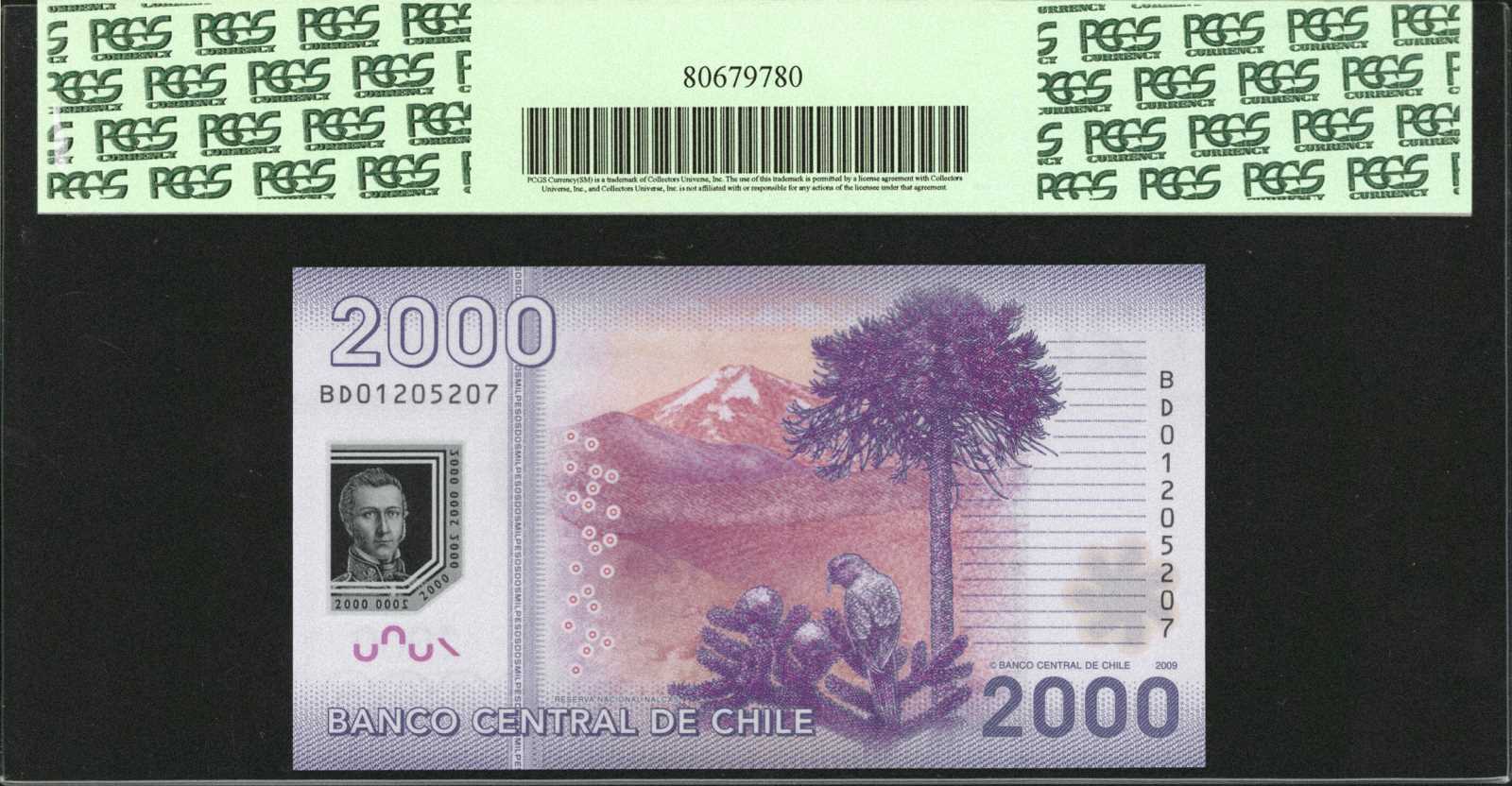 image for: Chile  2,000 pesos (B297as)
