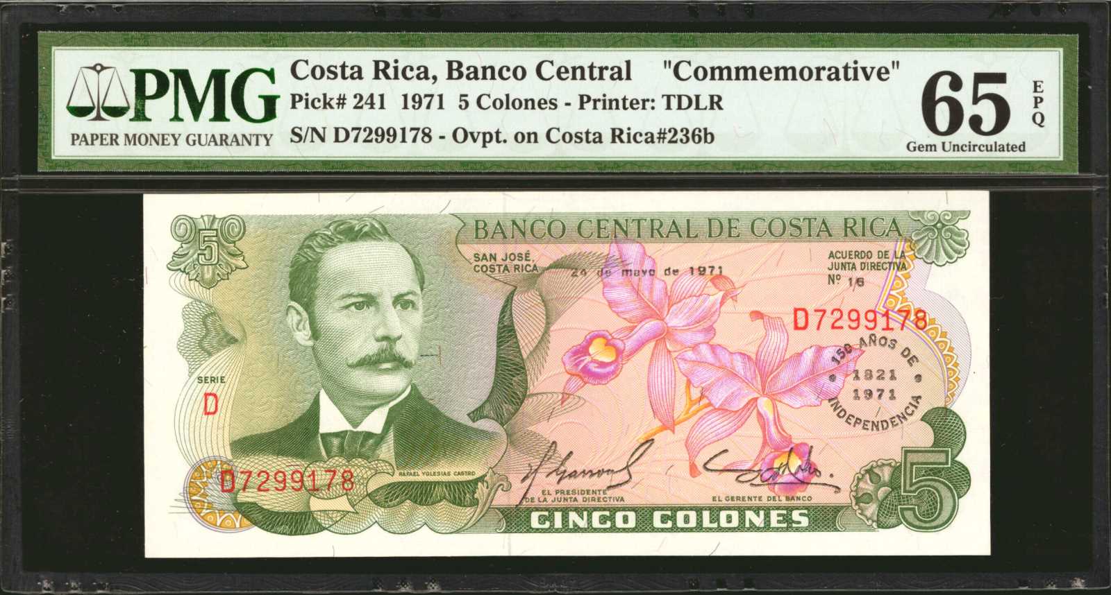 image for: Costa Rica  5 colones(B528a)