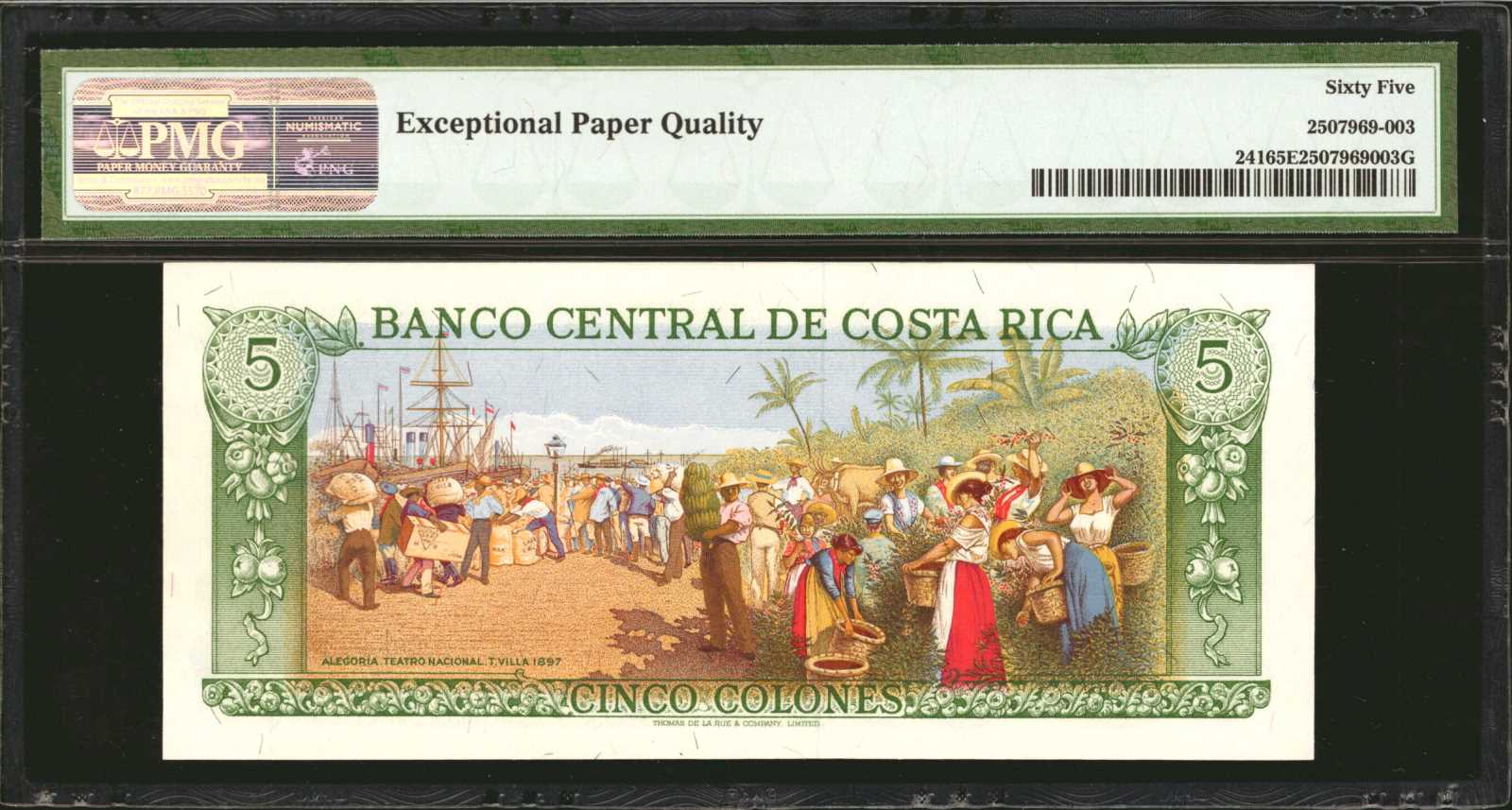 image for: Costa Rica  5 colones(B528a)