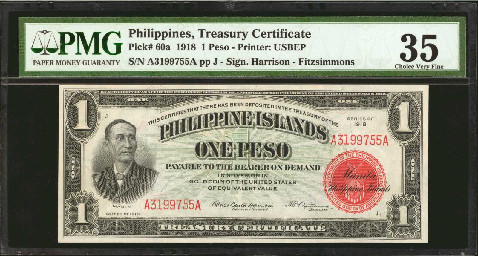 image for: Philippines  1 peso (B516b)